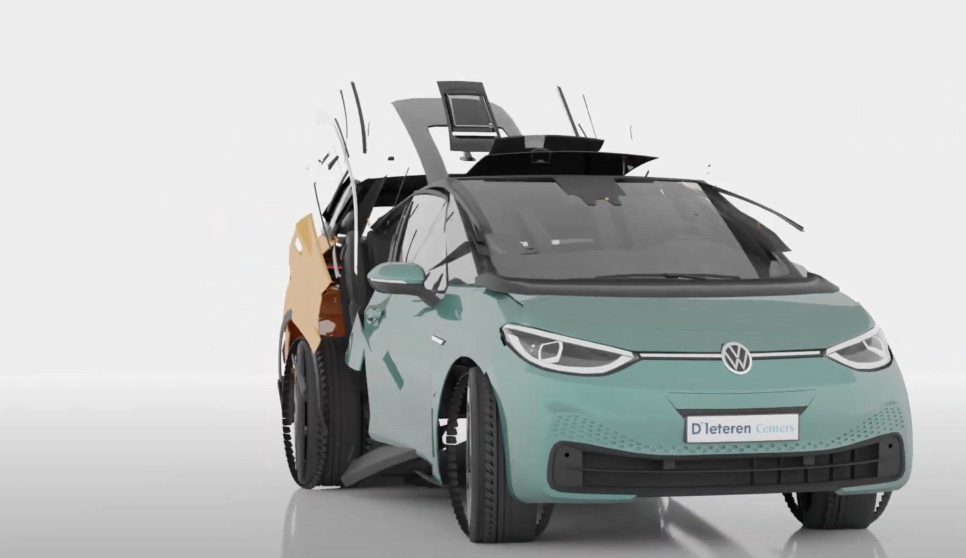 3D automotive transformation - From Volkswagen ID.3 to ID.4